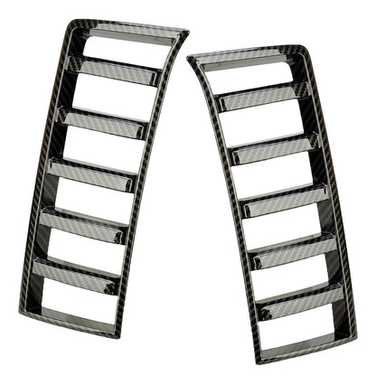 Carbon Fiber ABS Front Mesh Grill Cover Trim for Toyota Tundra (2022-2023)