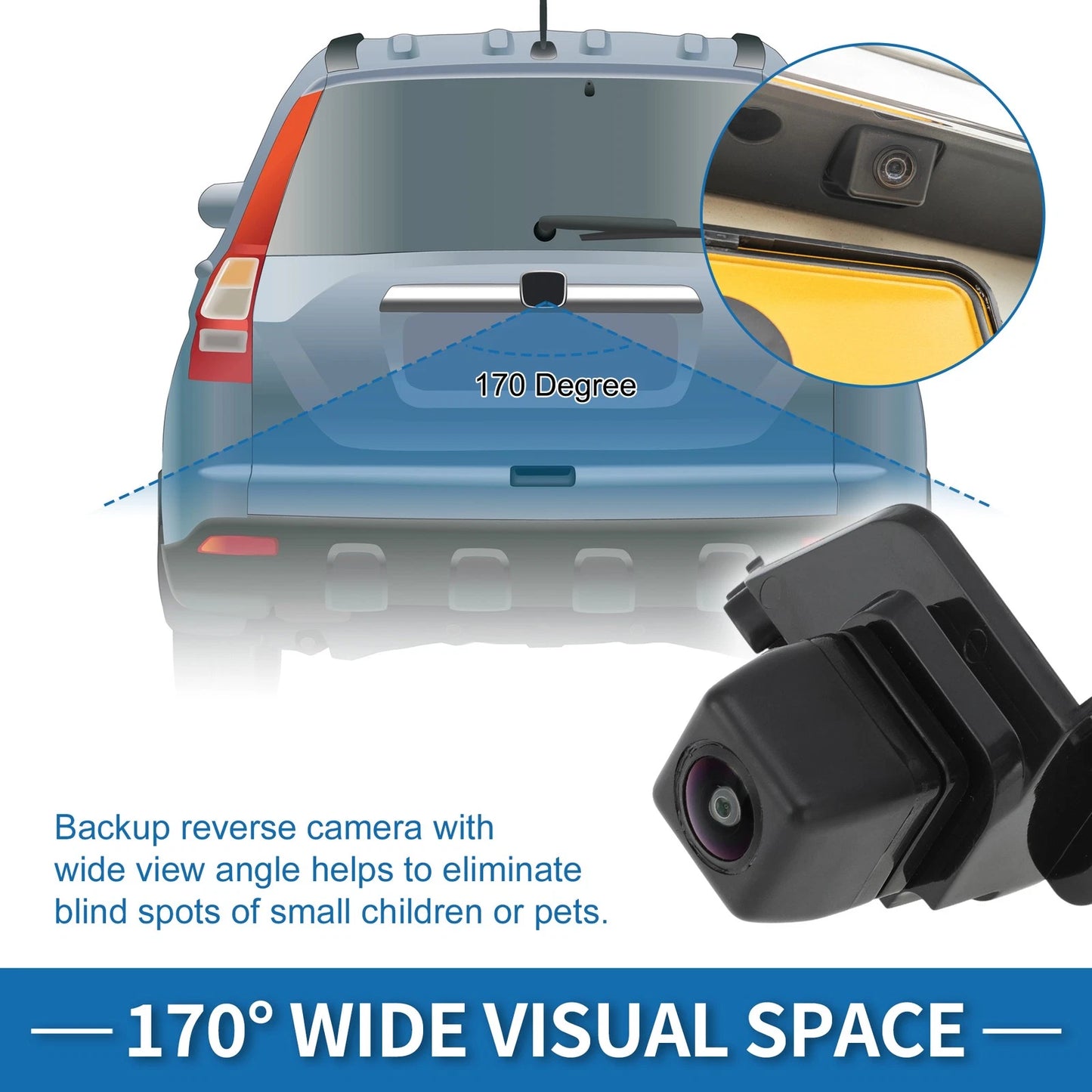 Rear View Park Assist Backup Camera for Toyota Tacoma (2014–2015)