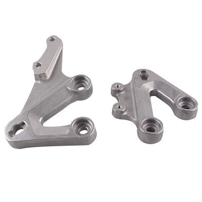 CNC Driver Front Footpeg Rest Pedal Brackets for Suzuki GSXR1000 (2003-2004)