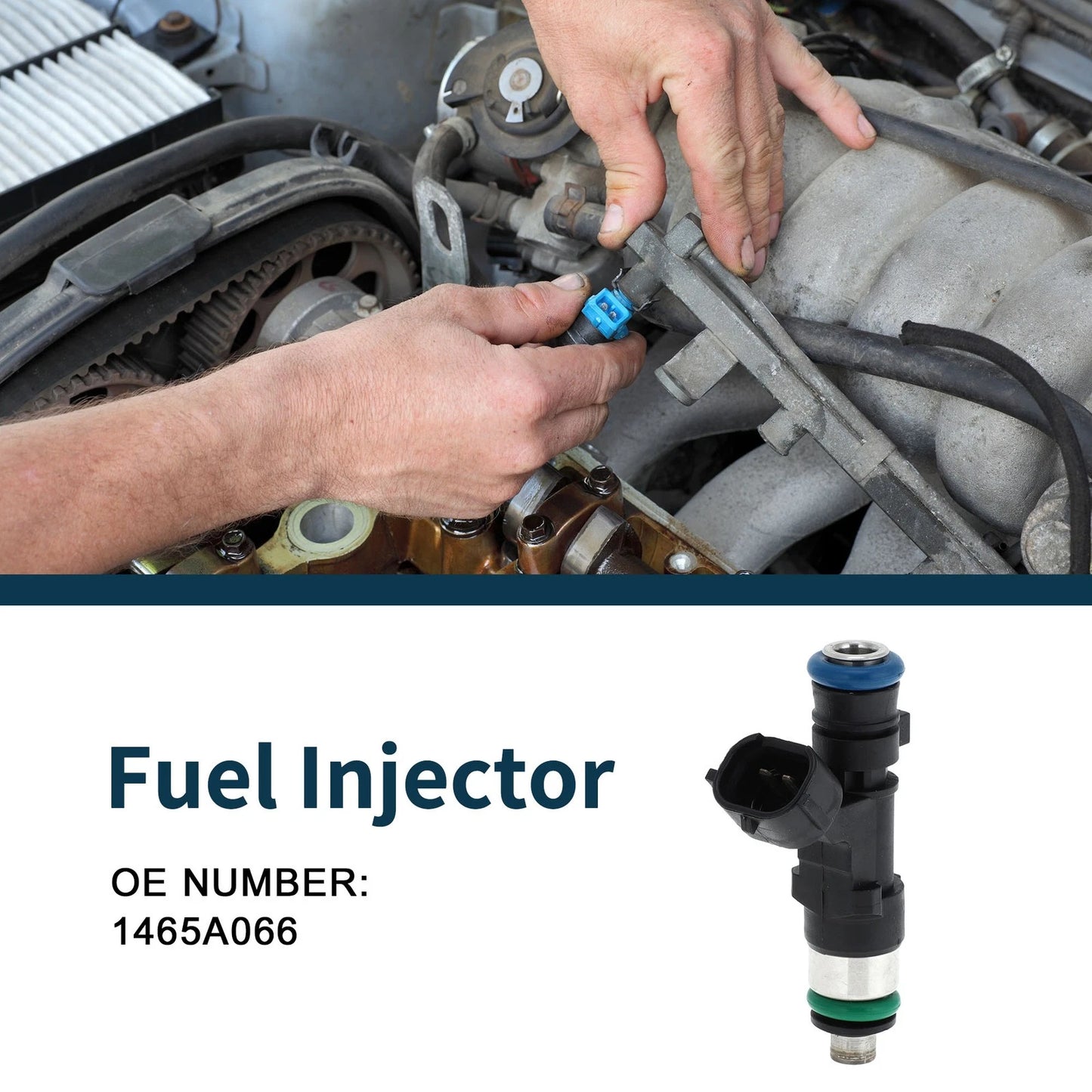 Fuel Injector for Mitsubishi L200 (2003-2017) 1 Pc Black