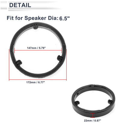 6.5" Speaker Spacer Ring Adaptor for Mitsubishi  -  Set