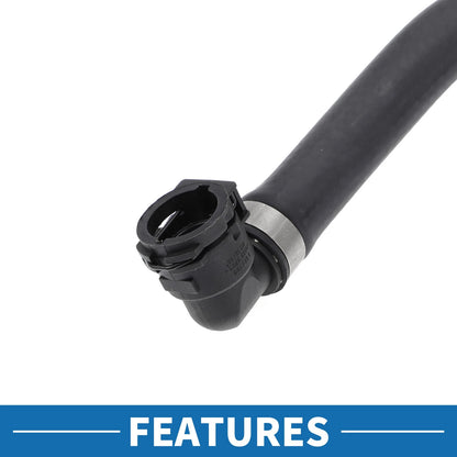 Radiator Hose for BMW 230i 2.0L (2017-2020) Rubber Black 1 x Piece