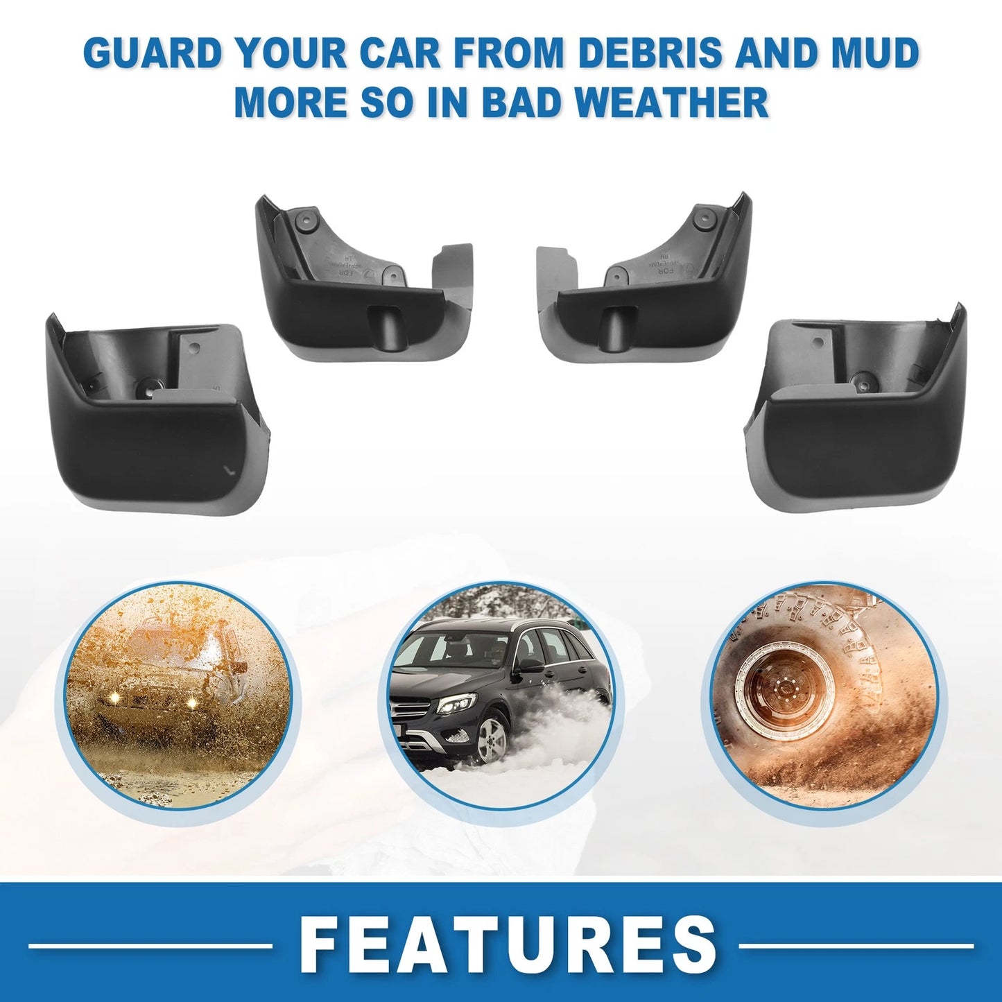 Mud Flap Splash Guard for Subaru Forester (2009-2013)