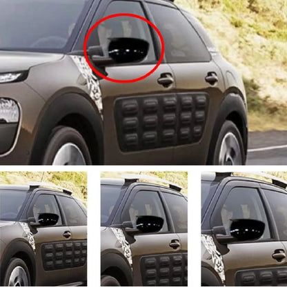 2 Piece Gloss Black Side View Mirror Covers for Citroen Cactus (2014-2017)