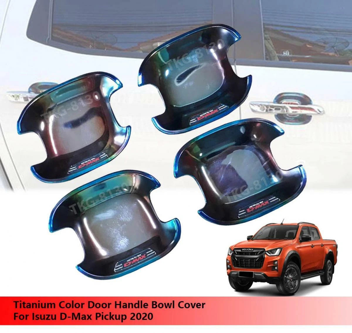 Door Handle Bowl Cup Cover for Isuzu D-Max Dmax (2020)