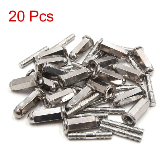 Bolt / 20pcs 6mm Thread Dia / Exhaust Pipe Muffler Screws & Nuts for GY6 125