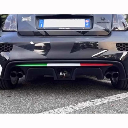 Real Carbon Fiber Rear Diffuser Lip for FIAT 500 ABARTH