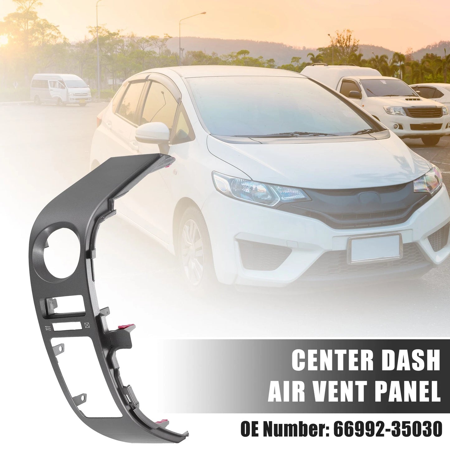 Left Center Dash A/C Outlet Vent Trim Panel for Toyota Prius (2004–2006)