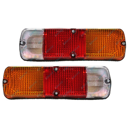 LH & RH Taillights Pair for Toyota Landcruiser BJ40 FJ40 FJ45 HJ45 (1965-1978)