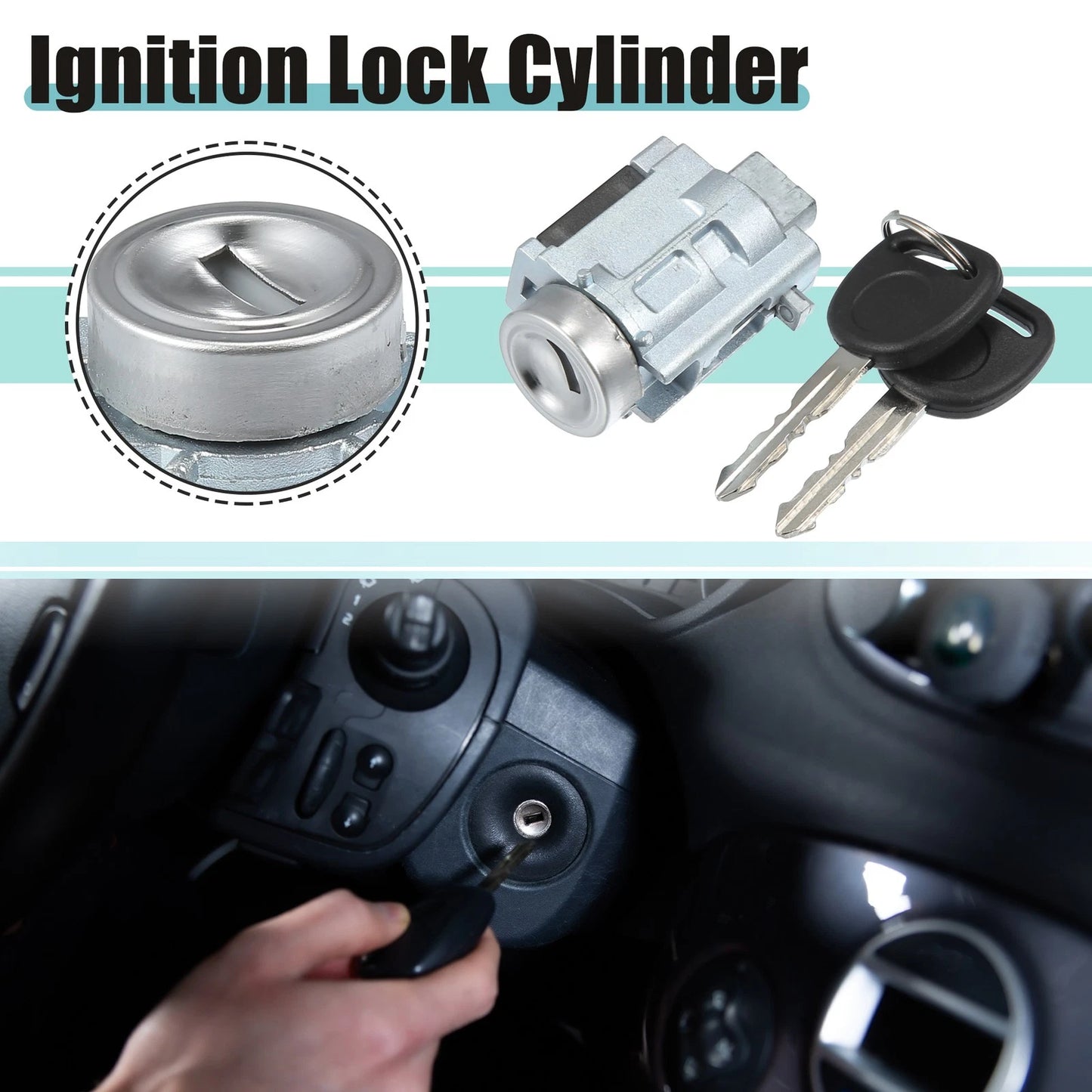 Ignition Switch Cylinder Lock Assembly for Chevrolet Monte Carlo (2000-2005)