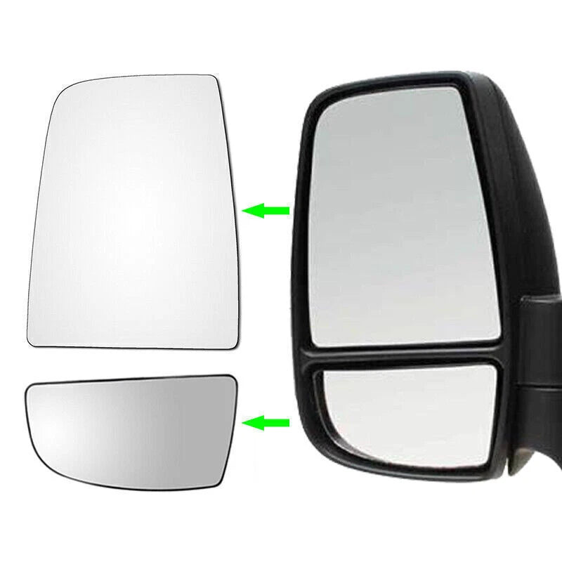 4 x Full Set Left & Right Mirror Glass for Ford Transit Van (2015-2019)
