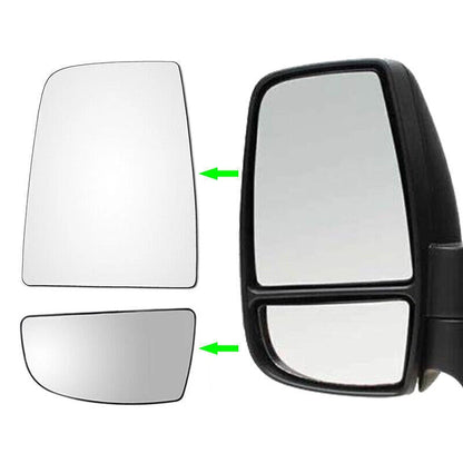 4 x Full Set Left & Right Mirror Glass for Ford Transit Van (2015-2019)