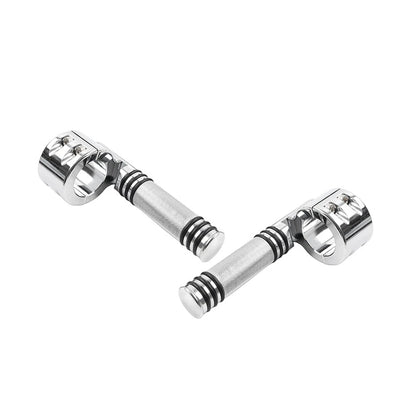 1-1/4" Engine Crash Bar Footpeg Clamp for Harley Motorcycle