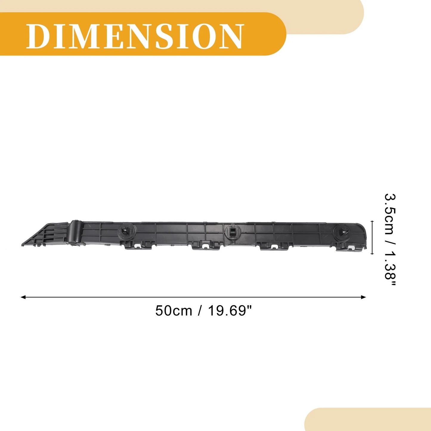 Rear Bumper Support Bracket for Toyota Camry (2007-2011) 1 Pair