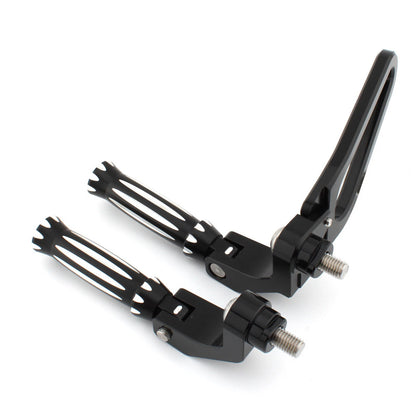 2 x Chrome Aluminum Rear Foot Rest Pegs for BMW R18 B Classic (2020-2023)