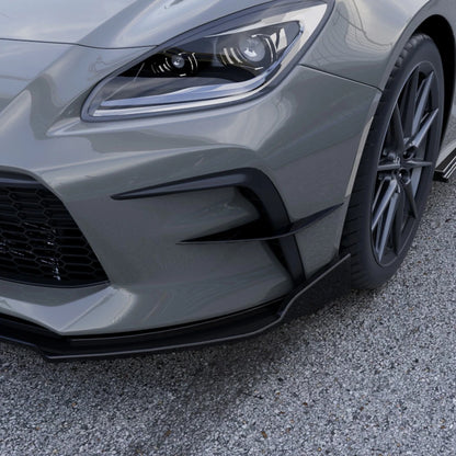 Pair Front Bumper Side Vent Trim Canards Splitter for Toyota GR86 (2022–2025)