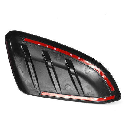 Gloss Black Add-On MU Style Side Mirror Cover Caps for Honda Civic (2016-2021)