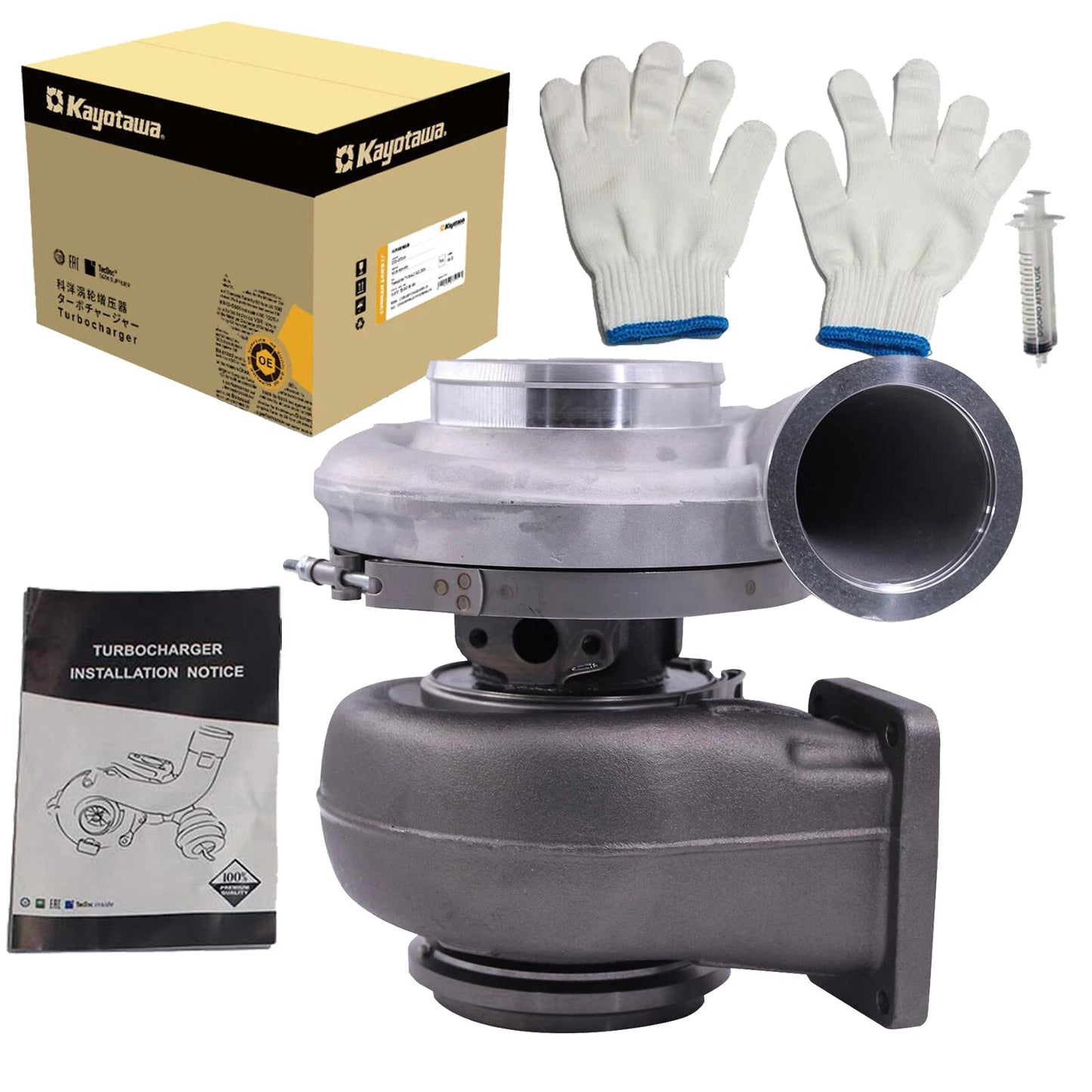 T6 Turbocharger V-Band Twin Scroll A/R 1.32 for Performance Applications