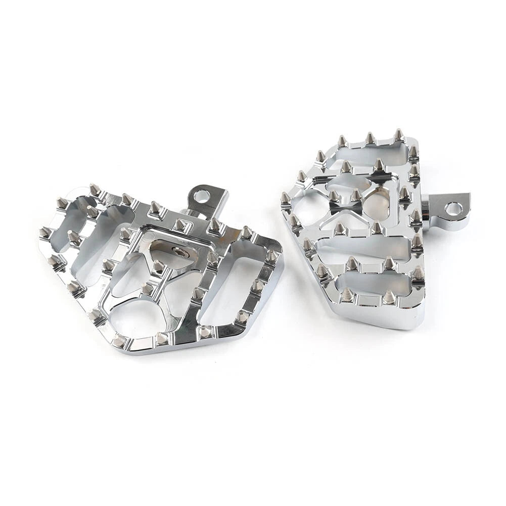 Wide MX Style Foot Pegs for Harley Touring Sportster Softail Dyna