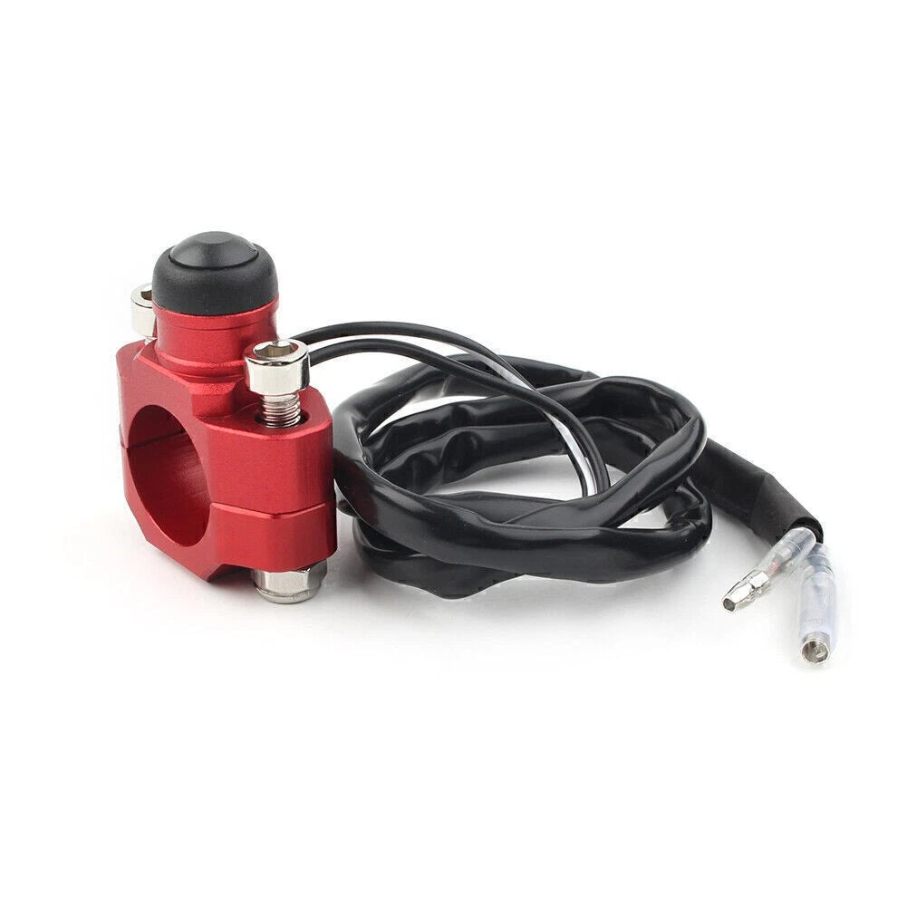Universal Rotating Bar Clamp Start Stop Kill Switch Button for 7/8" Handlebar