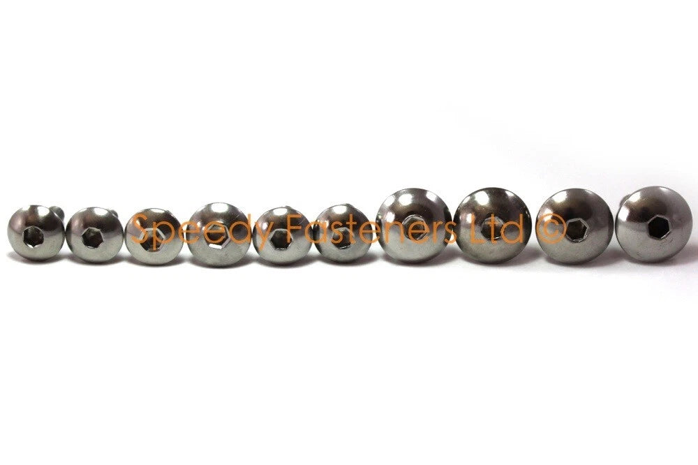 Stainless Steel Shouldered Fairing Bolts / M5/M6 / Honda Motorcycle