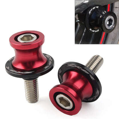 Red Swingarm Spools Slider Screws 10MM for KAWASAKI ZX6R (1998-2011)