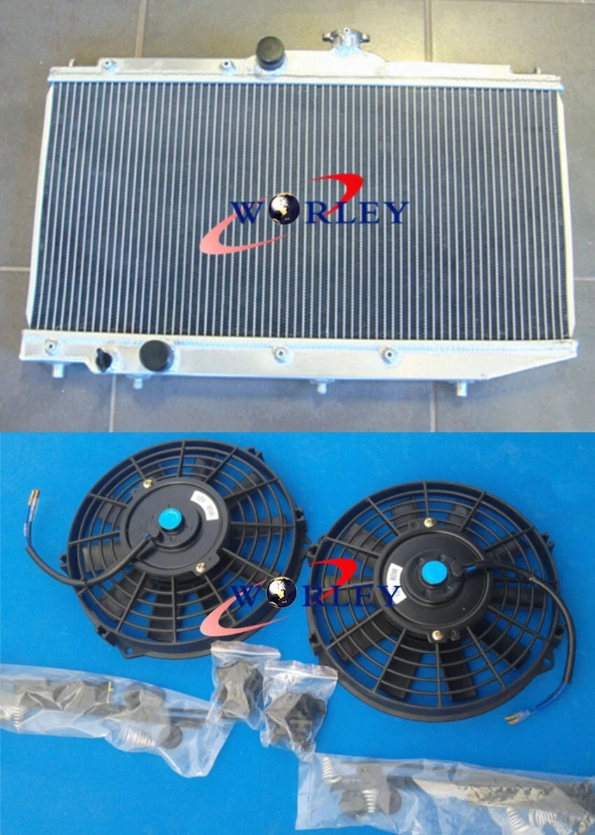 Aluminum Radiator, Shroud & Fans for Toyota Corolla AE90 AE92 AE94 (89-94)