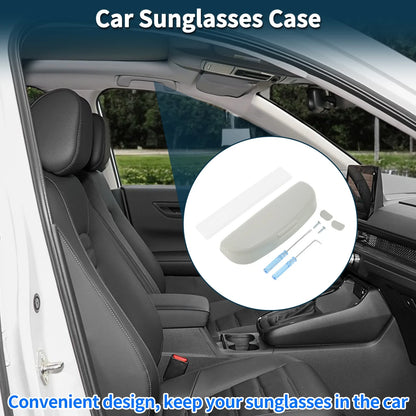 Sunglasses Case for Peugeot 308 2014-2026 ABS Grey 1 Set