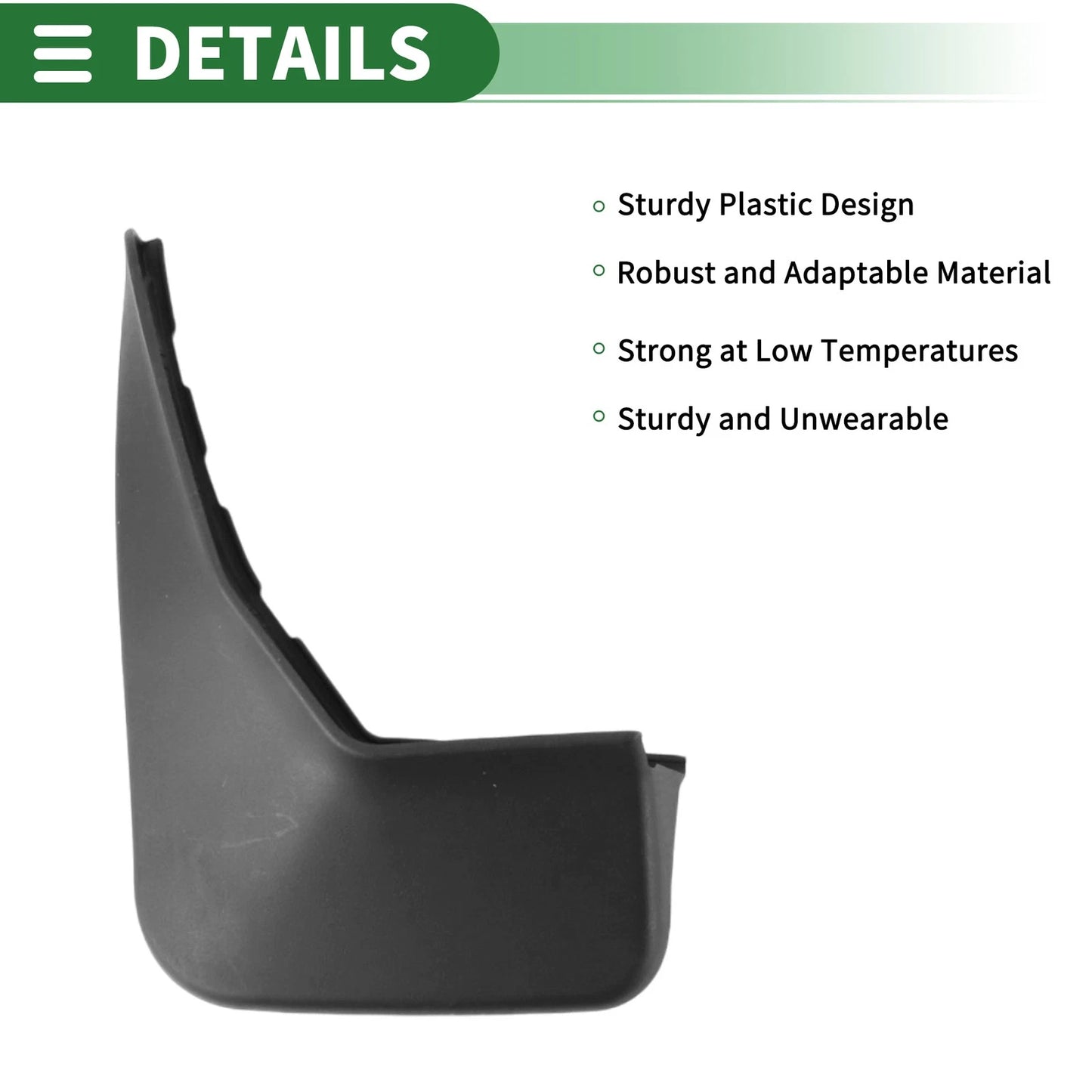 Mud Flaps Splash Guards for Ford Fiesta 2015-2016 ( Mount Accessories)