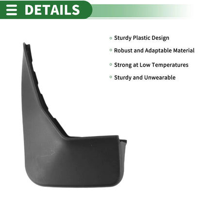 Mud Flaps Splash Guards for Ford Fiesta 2015-2016 ( Mount Accessories)