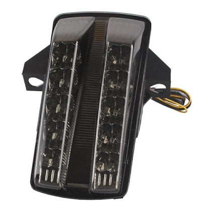 Black Rear LED Tail Light with Integrated Turn Signals for Suzuki SV650 (2003-2008)