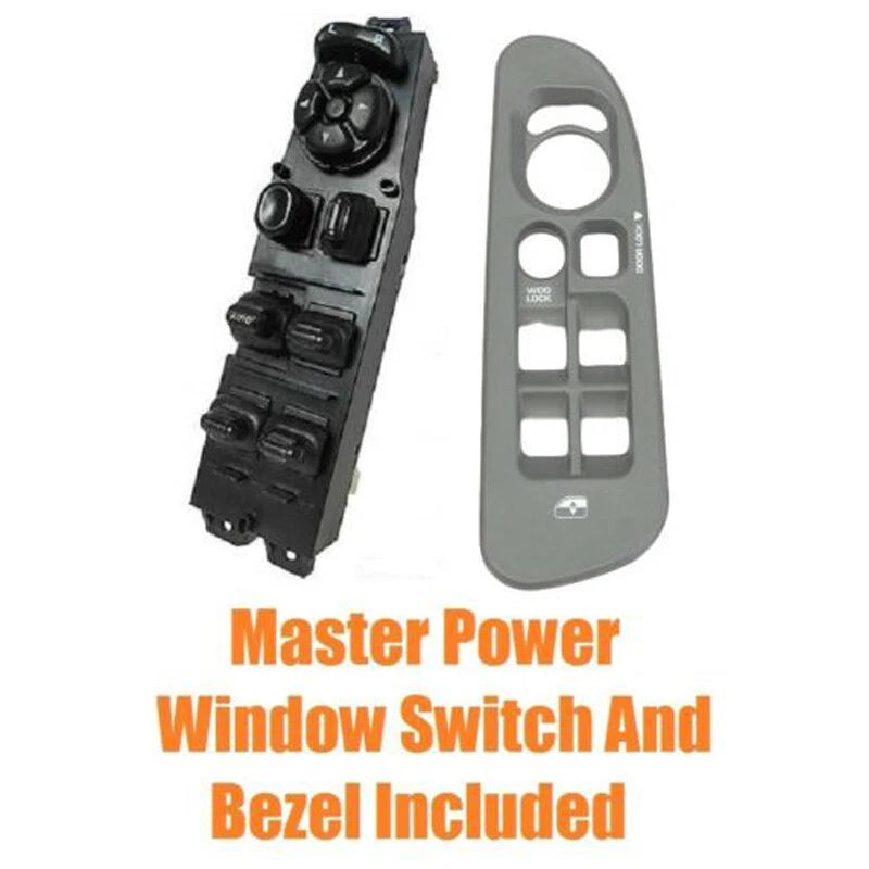 Power Window Switch & Bezel Gray for Dodge Ram 1500 2500 3500 (2002-2010)
