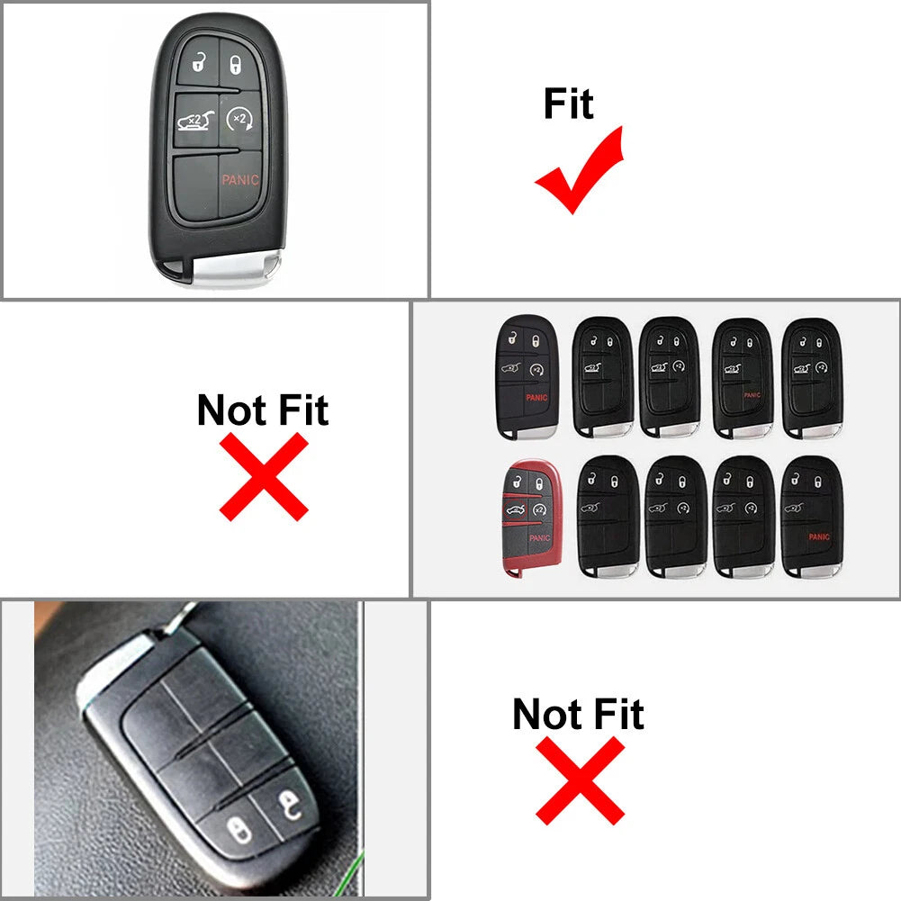 5-Button Smart Key Fob Shell Cover for Dodge Journey (2011-2023)