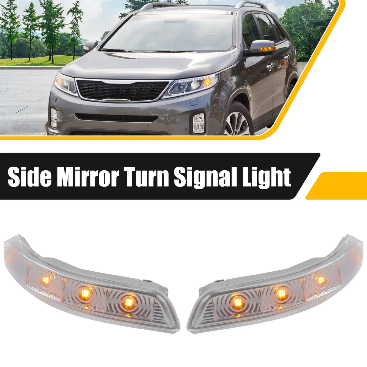 LED Mirror Turn Signal Lights for Kia Sorento (2011-2020) - 1 Pair