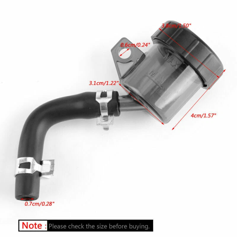 2 x Motorcycle Brake Fluid Reservoirs