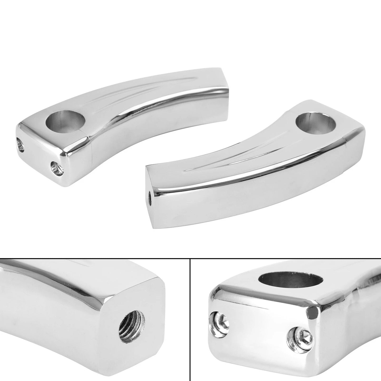 4-1/2" Riser Handlebar Mount Bracket for 1" Dyna Softail Sportster (2000-2023)