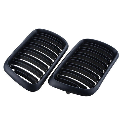 Matte Black Front Bumper Grills for BMW 3 Series E36 318i 328i 323i (1996-1999)