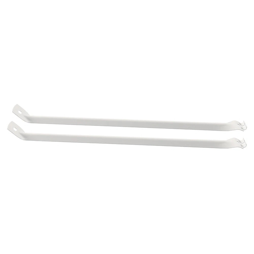 12-Inch White Metal Support Brackets for Closet Shelf