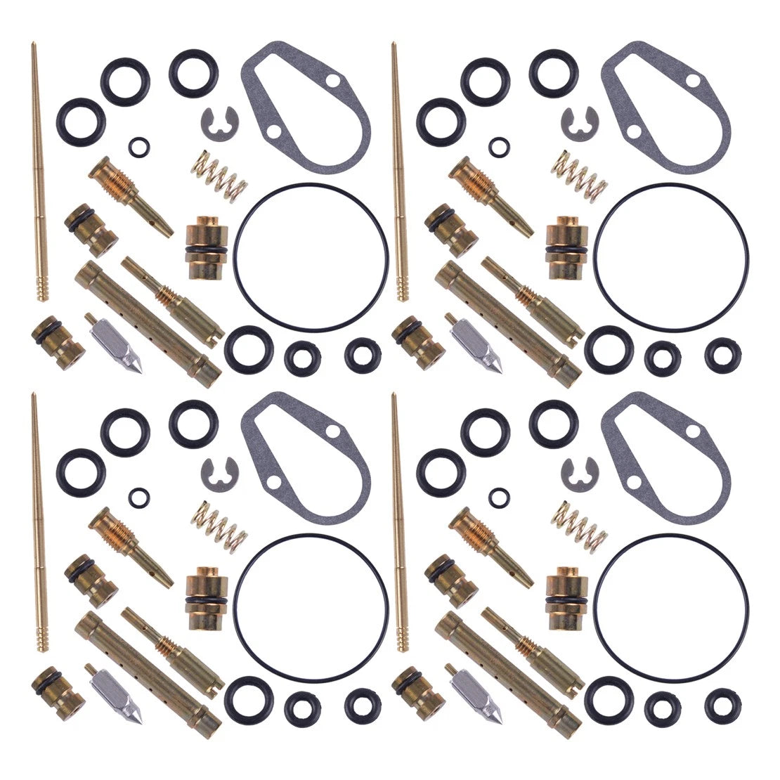 4 x Carburetor Repair Rebuild Kit for Honda CB500 Four (1971-1973)