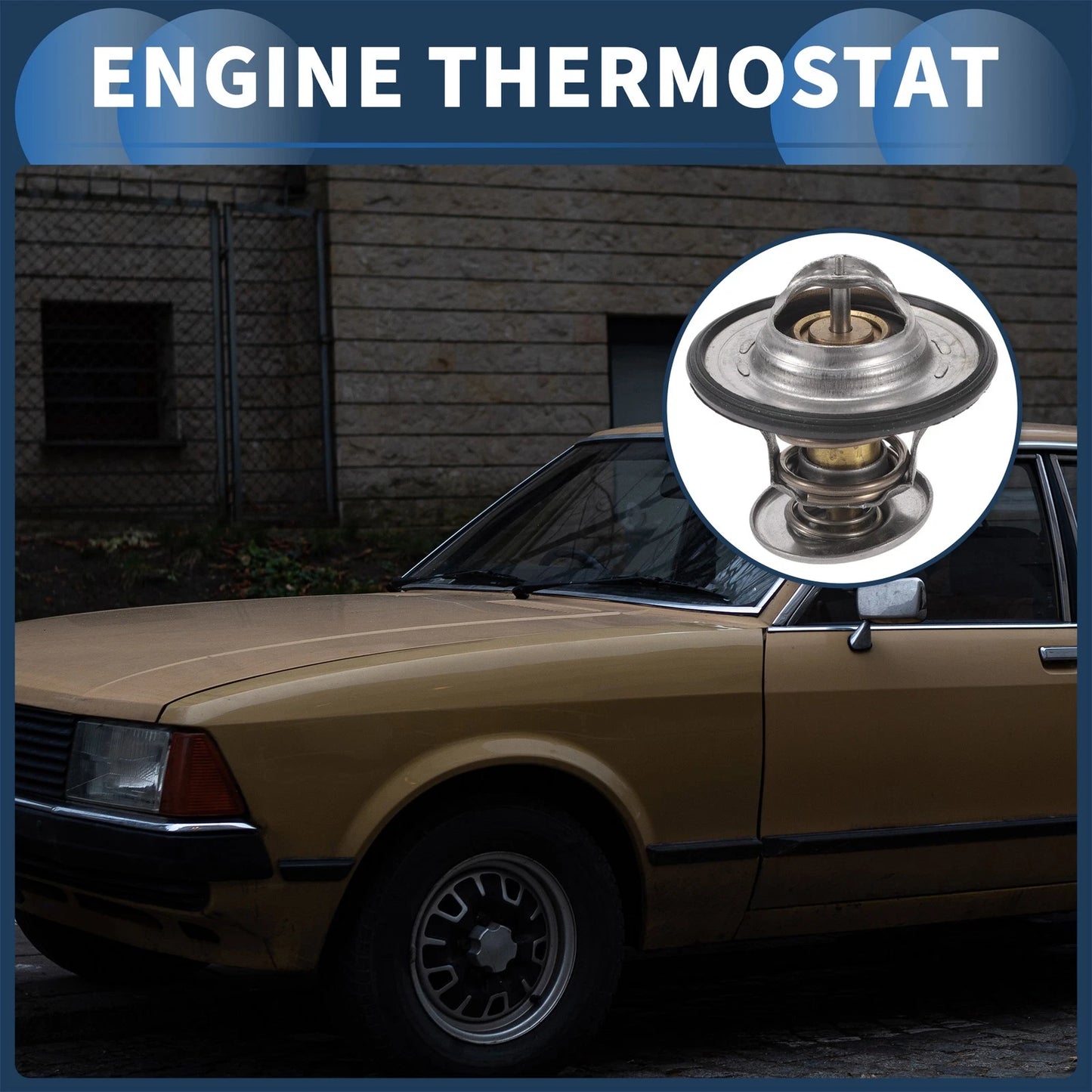 Engine Coolant Thermostat for Ford Consul (1972-1974)