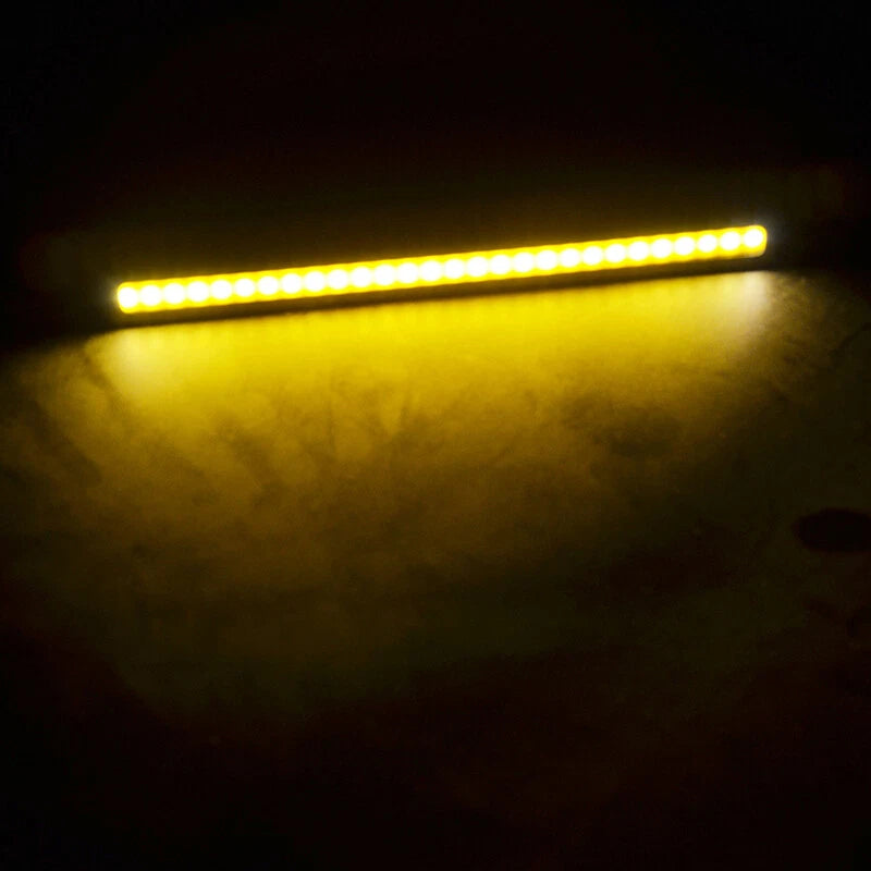 12V Waterproof DRL LED Strip Light Bar for Camping Caravan Boat Car Yellow