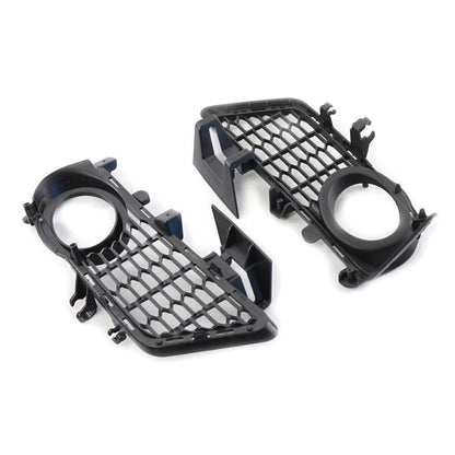 Front Lower Side Bumper Grille Fog Light Grill 3 x Pcs for BMW 3 Series (2012-2018)
