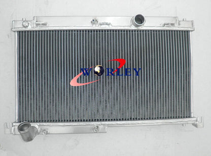 3 Row Aluminum Radiator + Fan for Mazda RX7 FD3S (1992-1995)