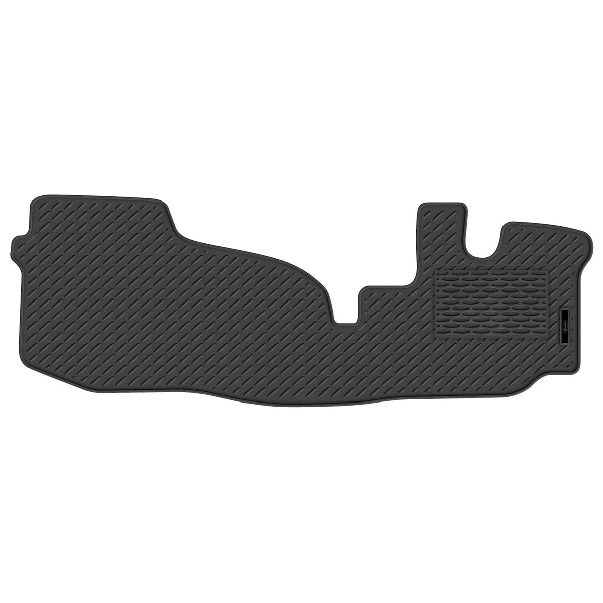 2 x Custom Moulded Rubber Floor Mat for Toyota Hiace KDH205/206 (2004–2018)