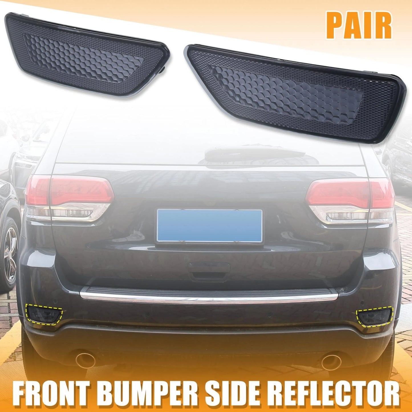 Bumper Reflector for Jeep Grand Cherokee, Compass, Dodge Journey (2011-2023)