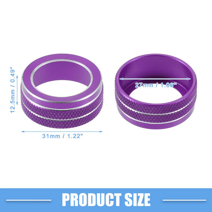 AC Control Switch Knob Cover Trim for Toyota Corolla 2020-2022 ( Purple)