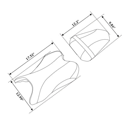 Black Rider Driver & Passenger Seats for Yamaha YZF R1 (2007-2008)