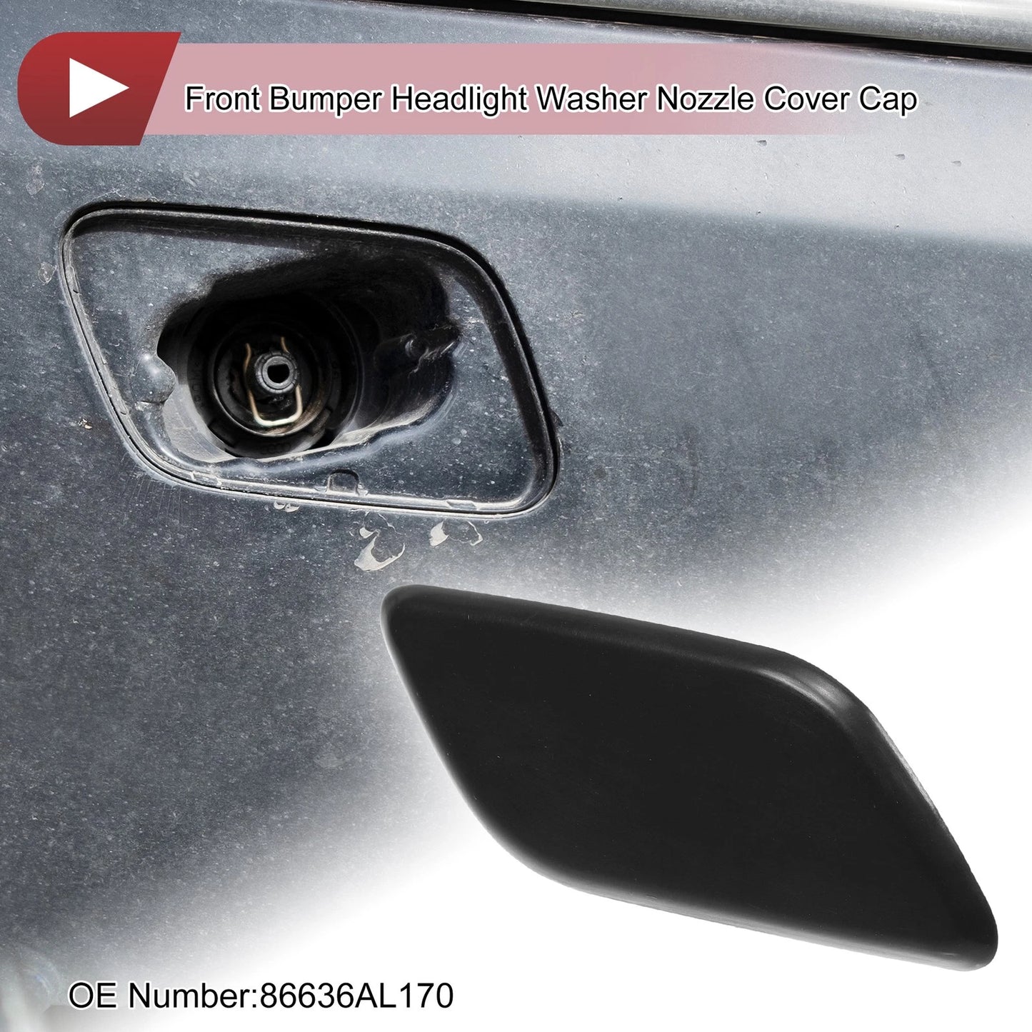 Front Right Washer Nozzle Cover for Subaru Outback (2010-2018)