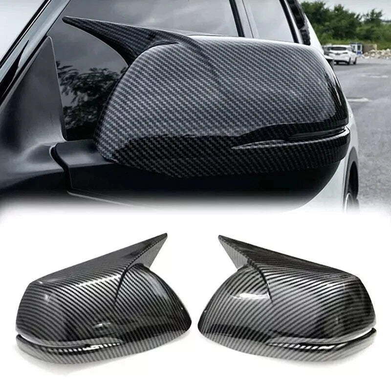 Carbon Black OX Horn Style Door Wing Mirror Cover for Honda CR-V (2012-2021)