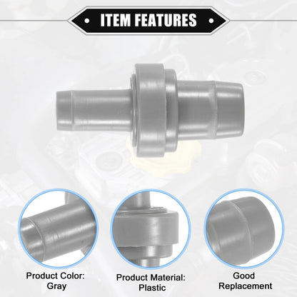 PCV Valve for Toyota Corolla (1993-1997) Durable Plastic Gray
